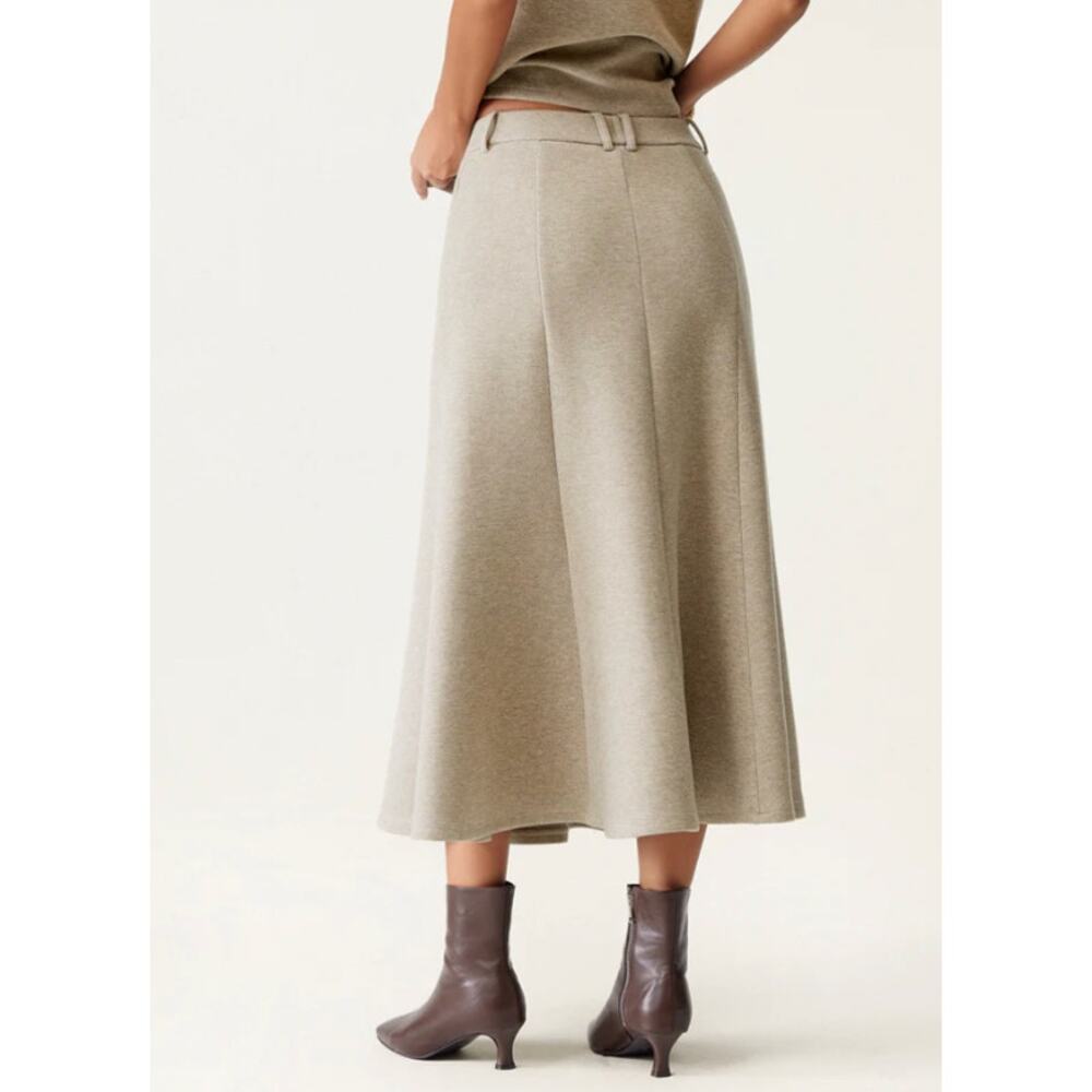 OGL High Waisted Umbrella Hem Midi Skirt NWT SIZE L - Picture 5 of 7